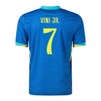 Brasil Vinicius Junior #7 Bortedrakt Copa America 2024 Kortermet
